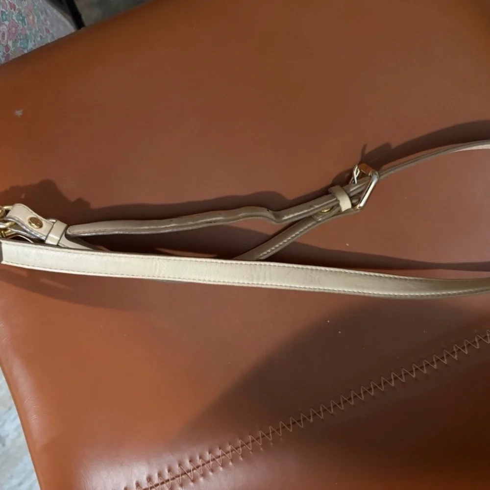 👜 Authentic MCM Visetos Crossbody/Shoulder Bag – Cognac Beige 👜